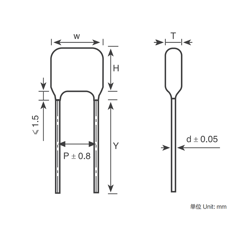 Tụ điện màng Polypropylen kim loại dòng CBB21(22)