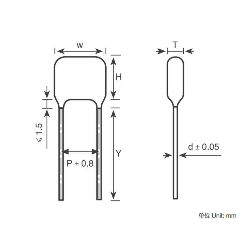 Tụ điện màng/lá kim loại hóa điện áp cao dòng CBB81